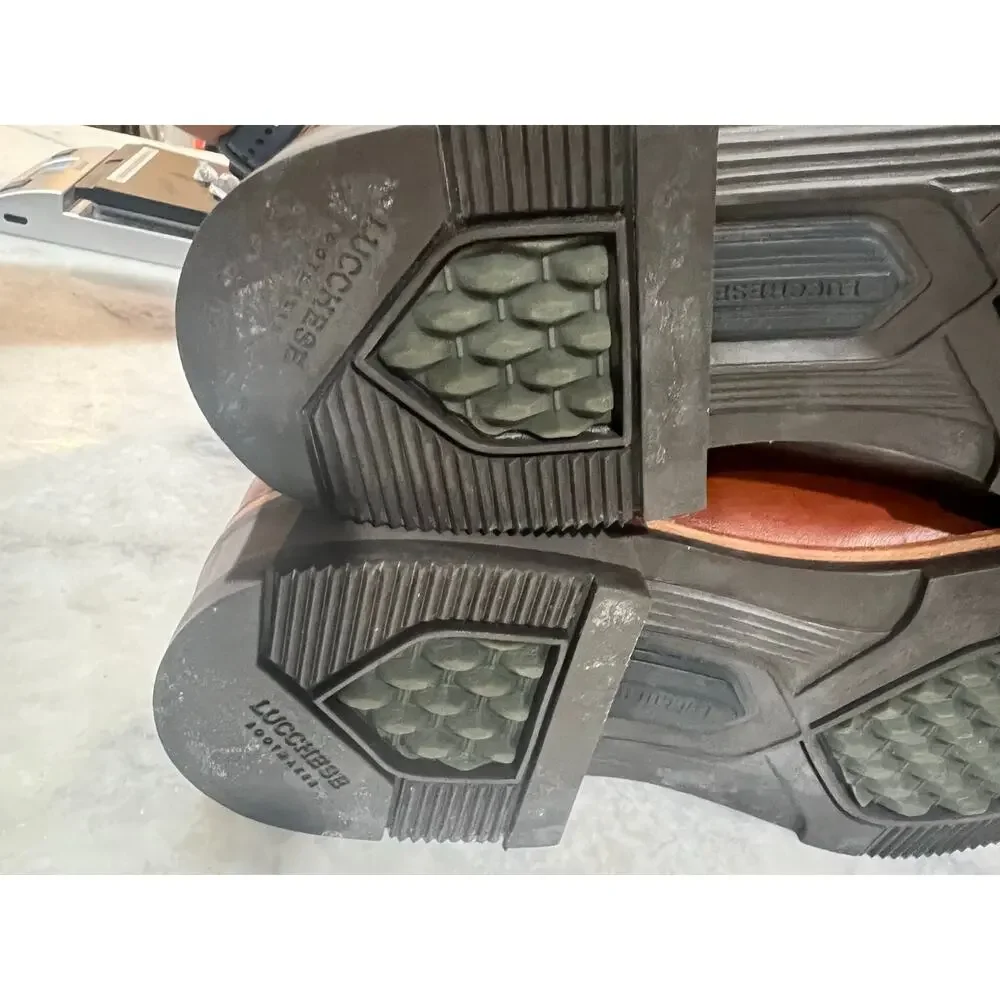 Lucchese Men’s Cognac Cowhide Ranch Hand Roper Boots 2031 Size 11.5D Mexico - Picture 9 of 16